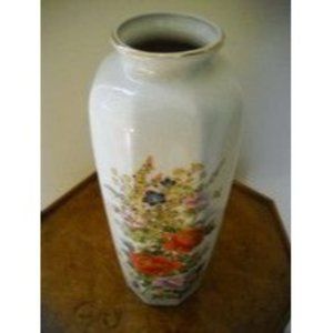 DaVar Originals Vase Vintage Japanese Flower Floral Design